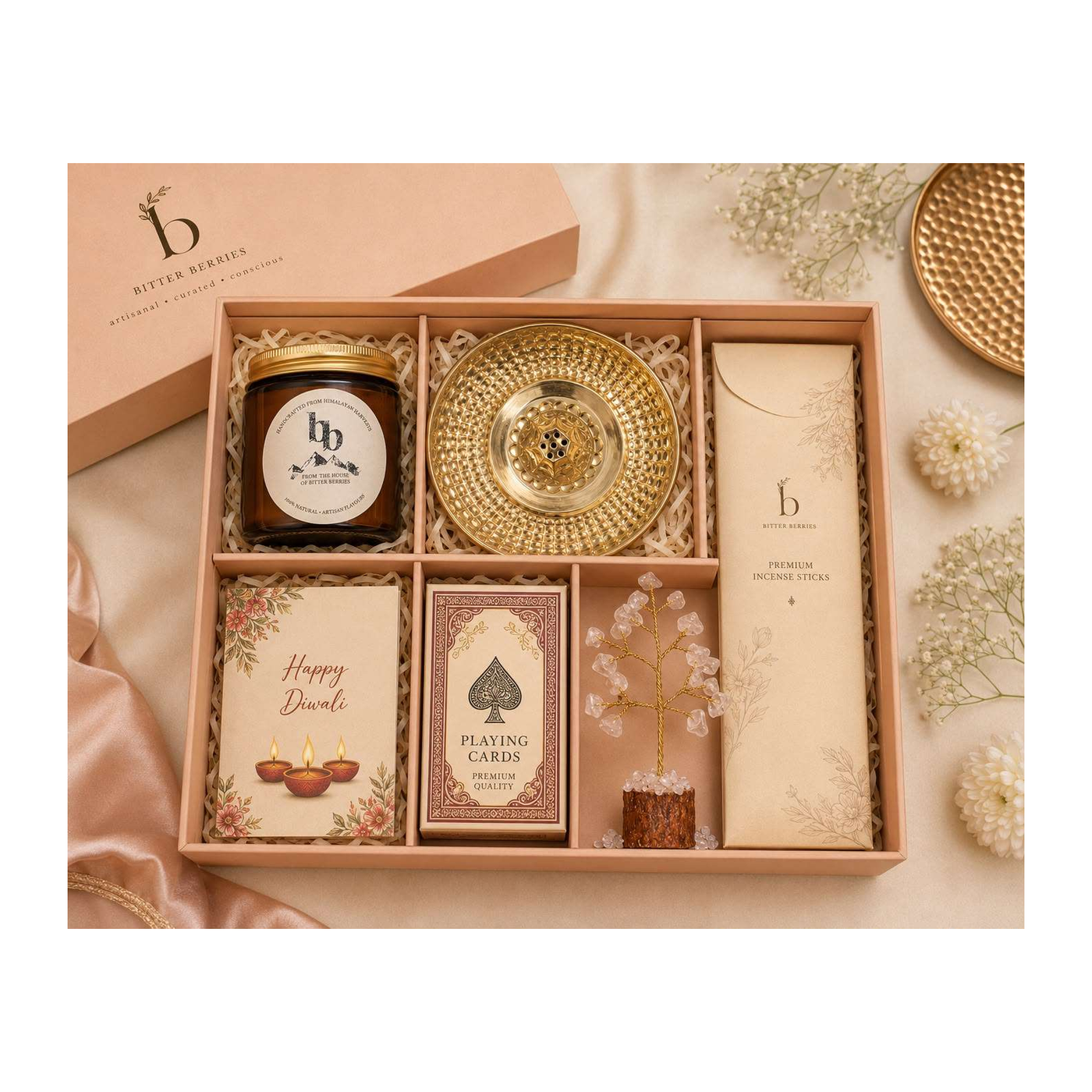 Mehfil corporate Diwali gift hamper by Bitter Berries
