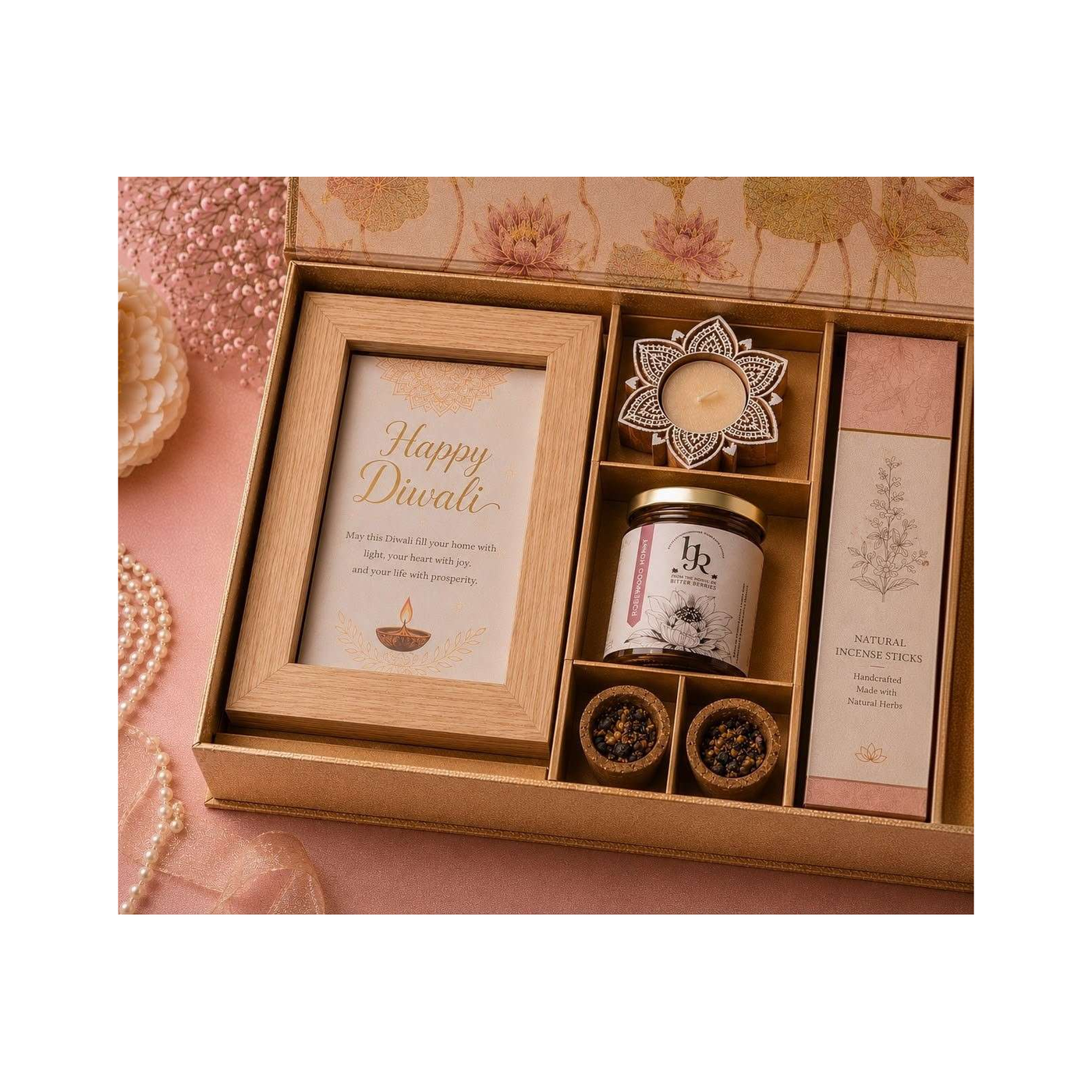 Smriti corporate Diwali gift hamper by Bitter Berries