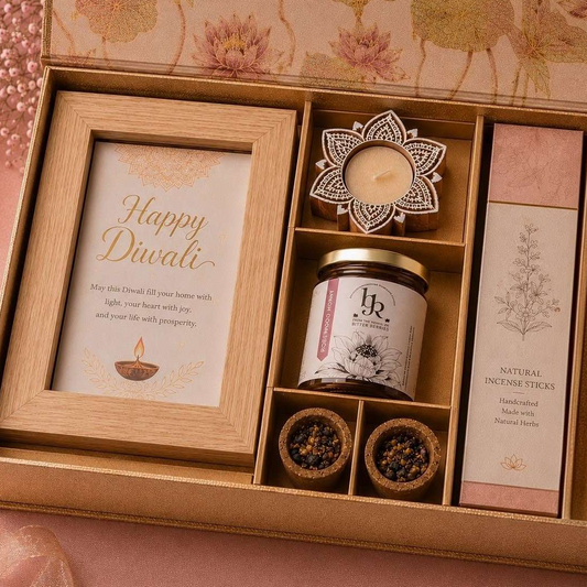Smriti corporate Diwali gift hamper by Bitter Berries