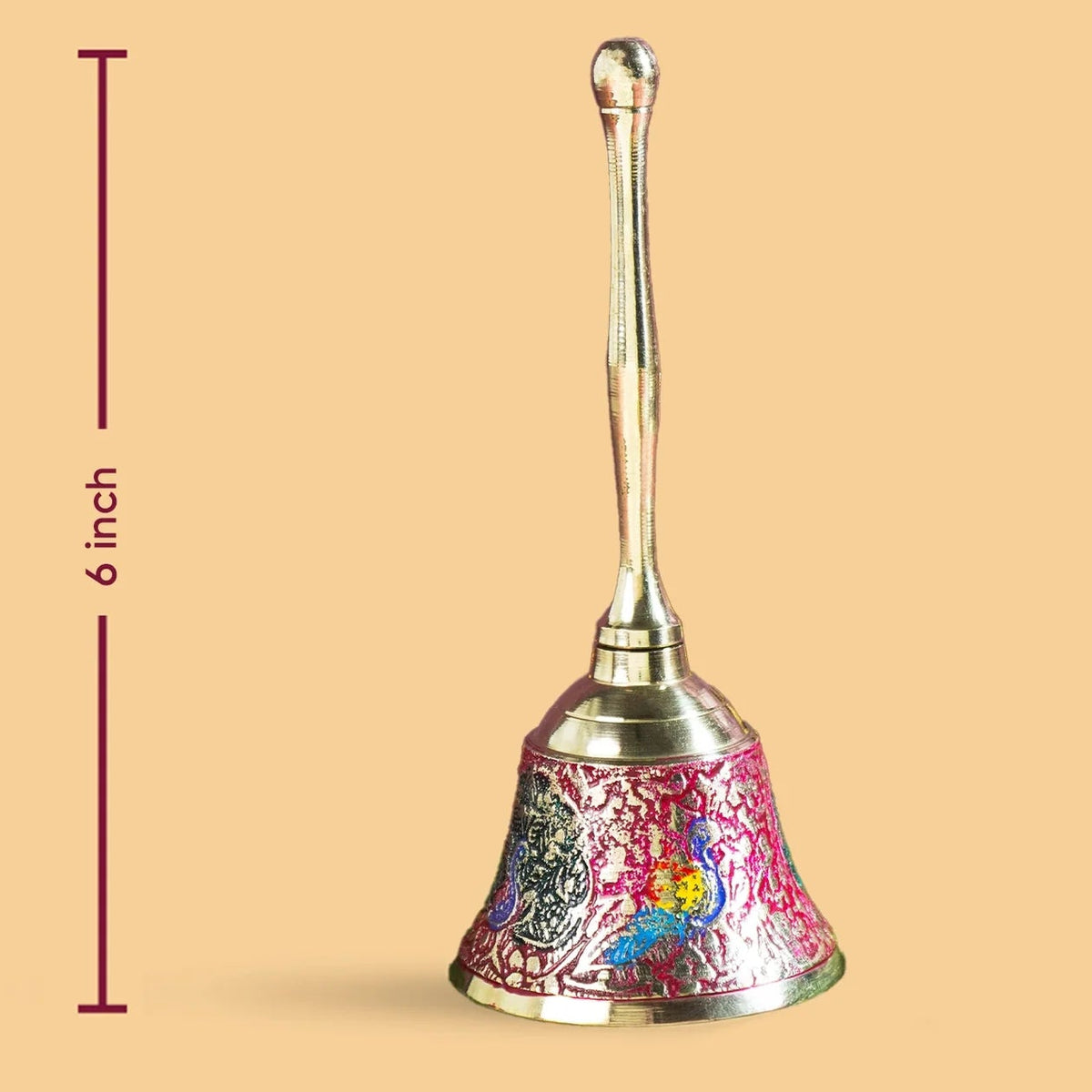 CD615- Art of Puja Brass Puja Bell