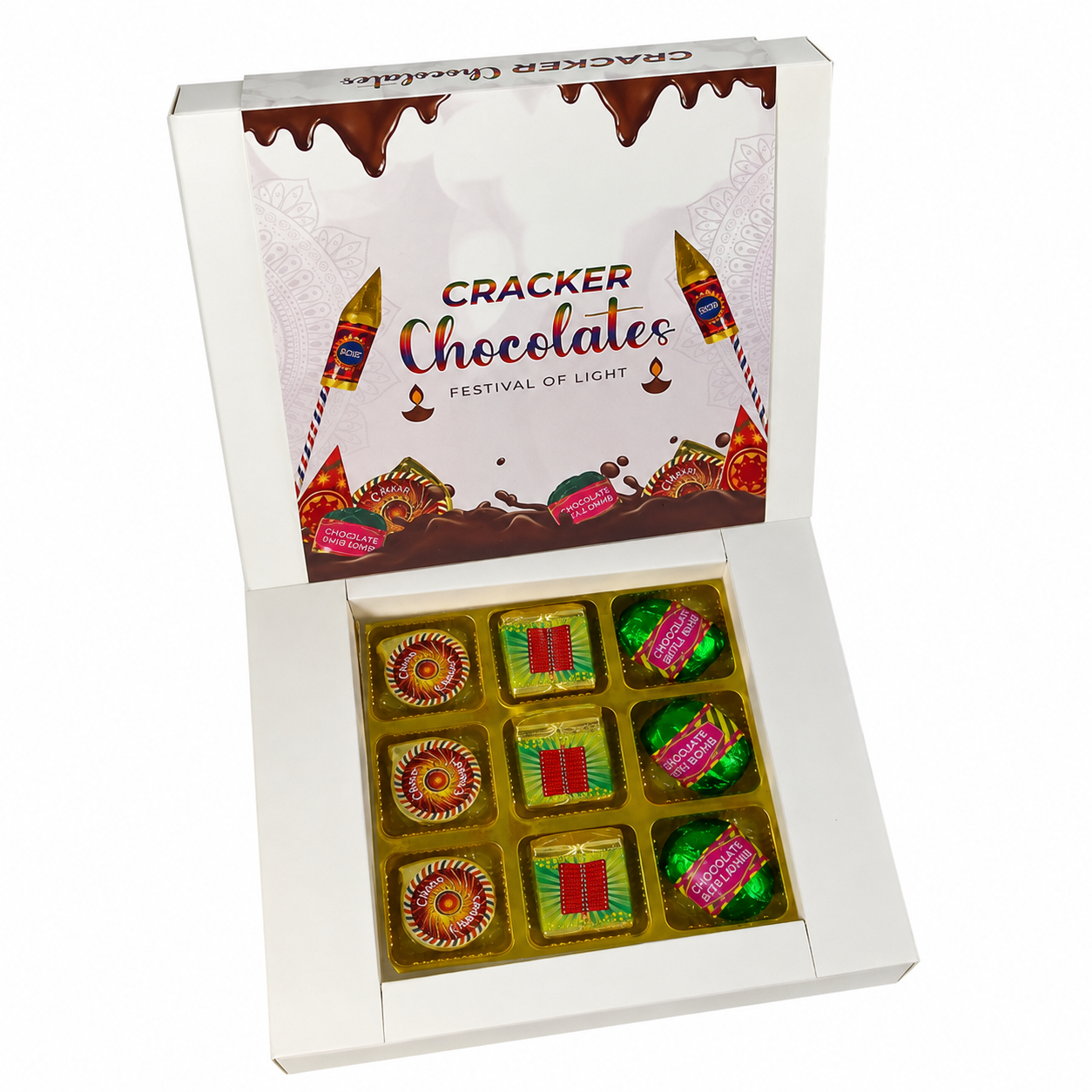BSE208- Cracker Chocolate Box (6pc)