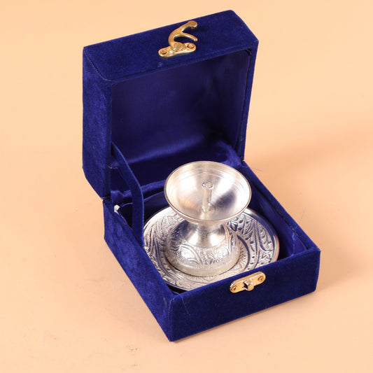 CD669- Akhand Diya with Velvet Box