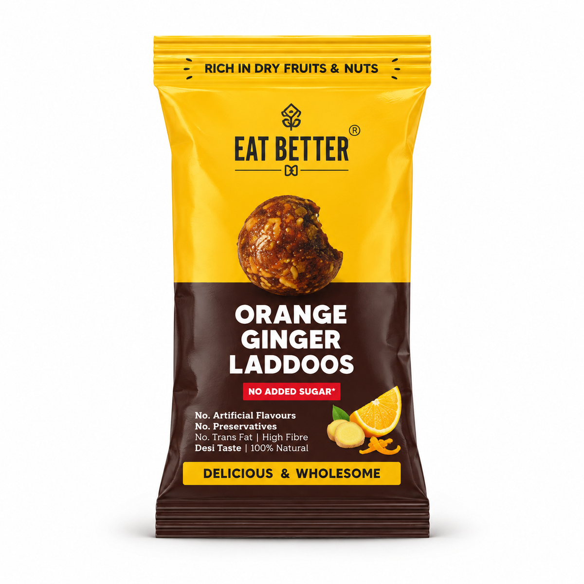 BSE300- Eat Better Orange Ginger Laddoos