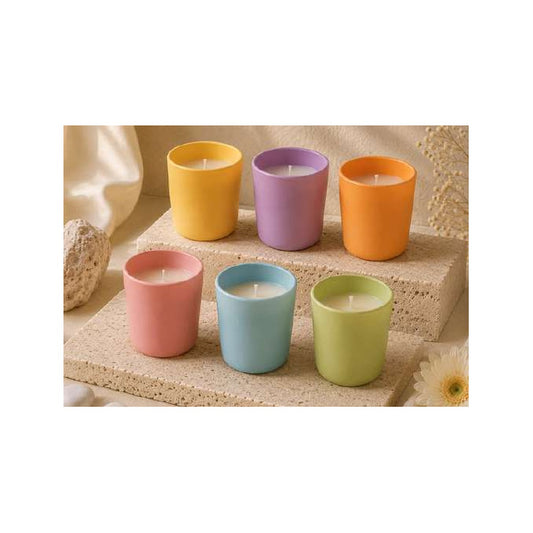 Colourful Votive Candles Set of 6