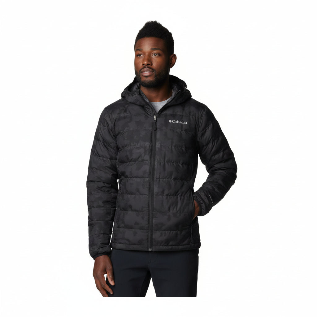 Columbia Delta Ridge II Down Hooded Jacket - Black