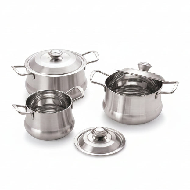 ED353 - Cookwell - Stainless Steel Serving Bowls Set - Set of 3