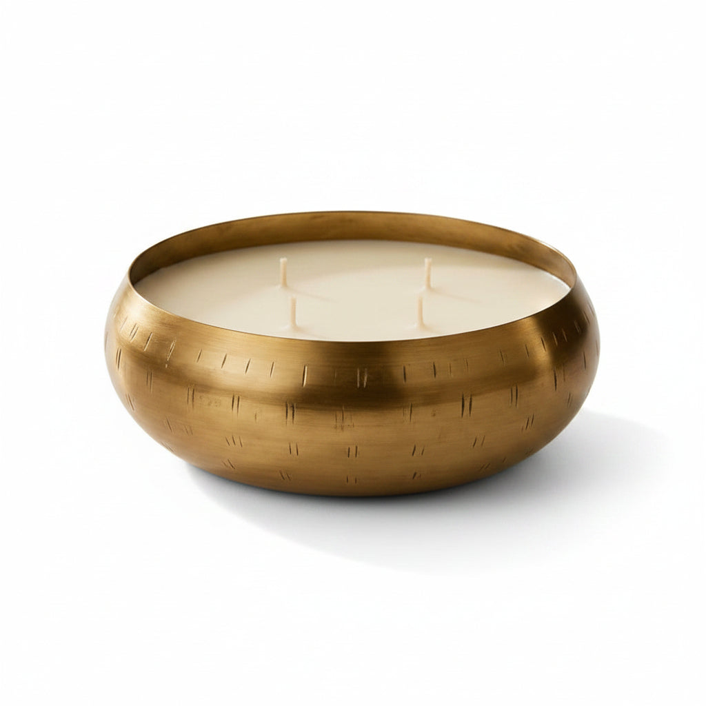 Crown Metal Bowl Candle