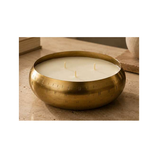 Crown Metal Bowl Candle