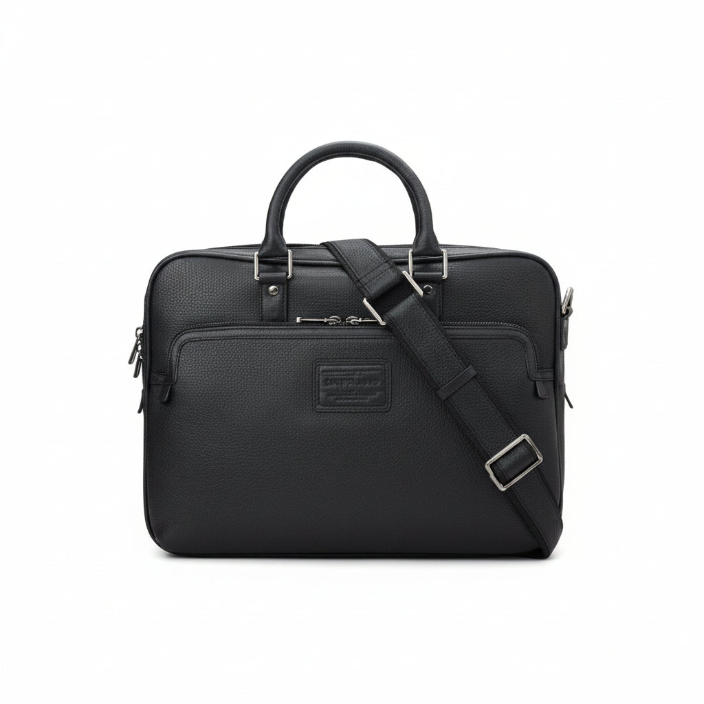 Da Milano COMPUTER BAG - BLACK