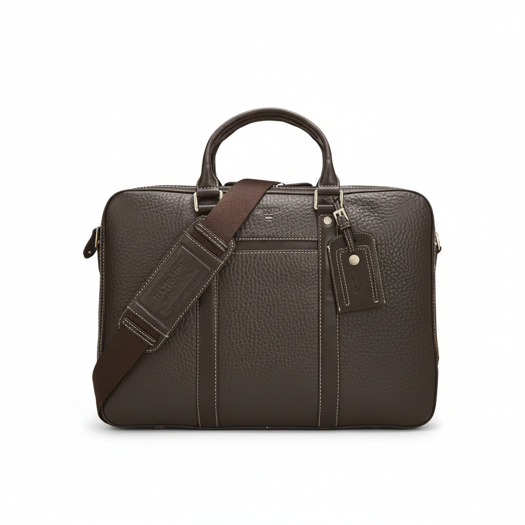 Da Milano COMPUTER BAG - BROWN