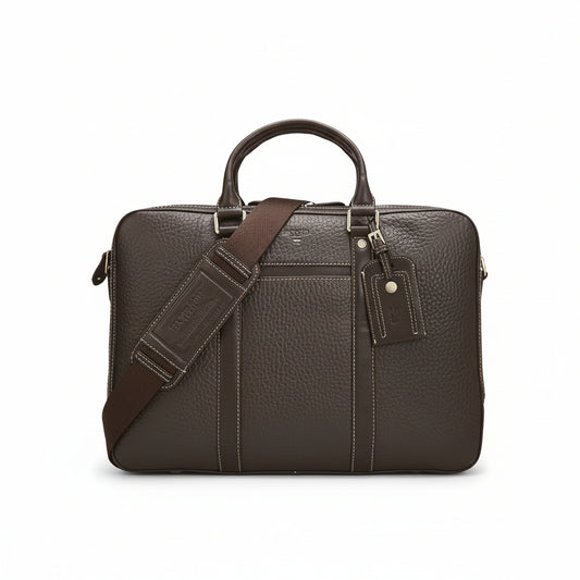 Da Milano COMPUTER BAG - BROWN