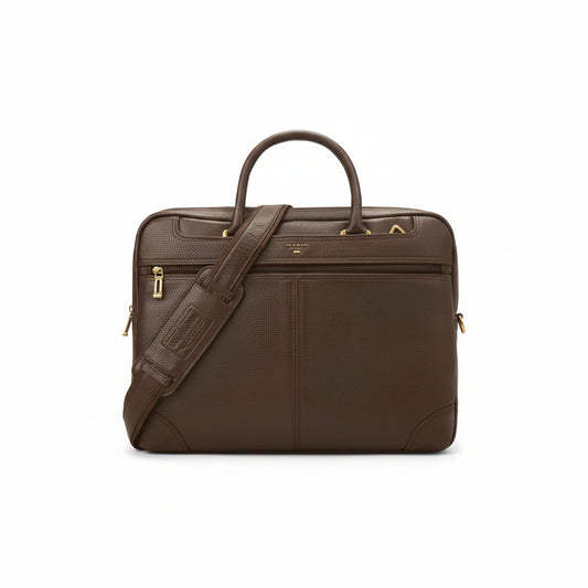 Da Milano COMPUTER BAG - CHOCOLATE