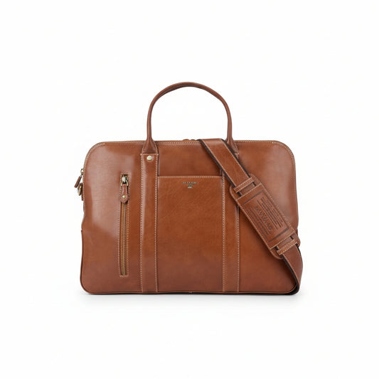 Da Milano COMPUTER SLEEVE - COGNAC