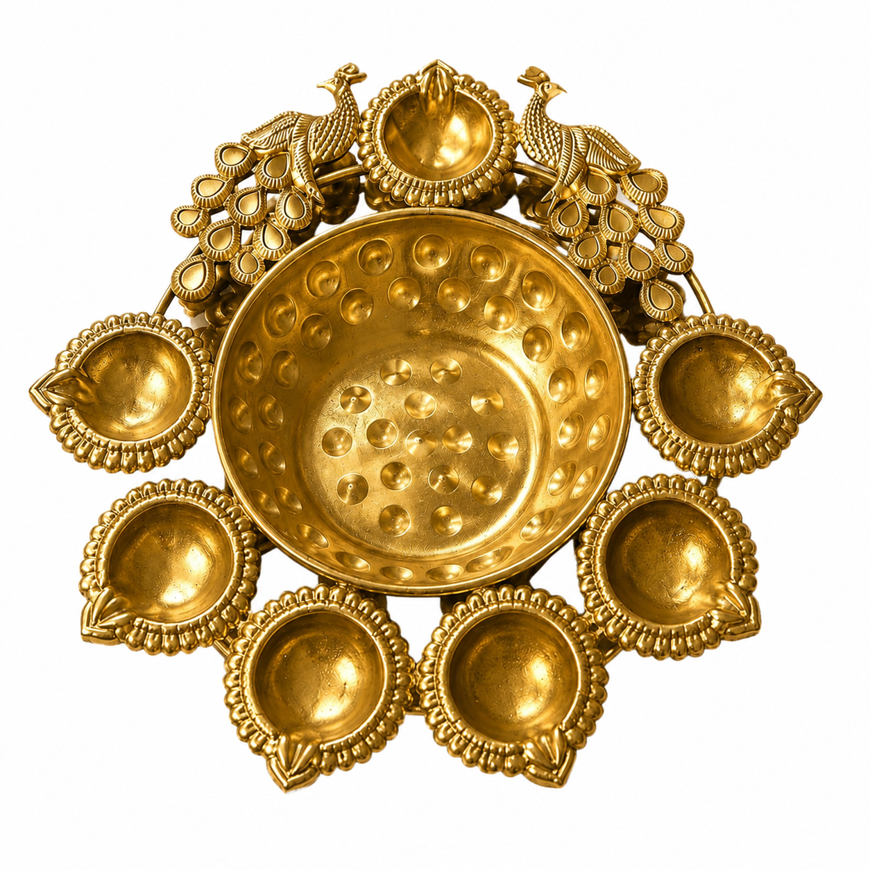 CD594- Peacock Shape Diya