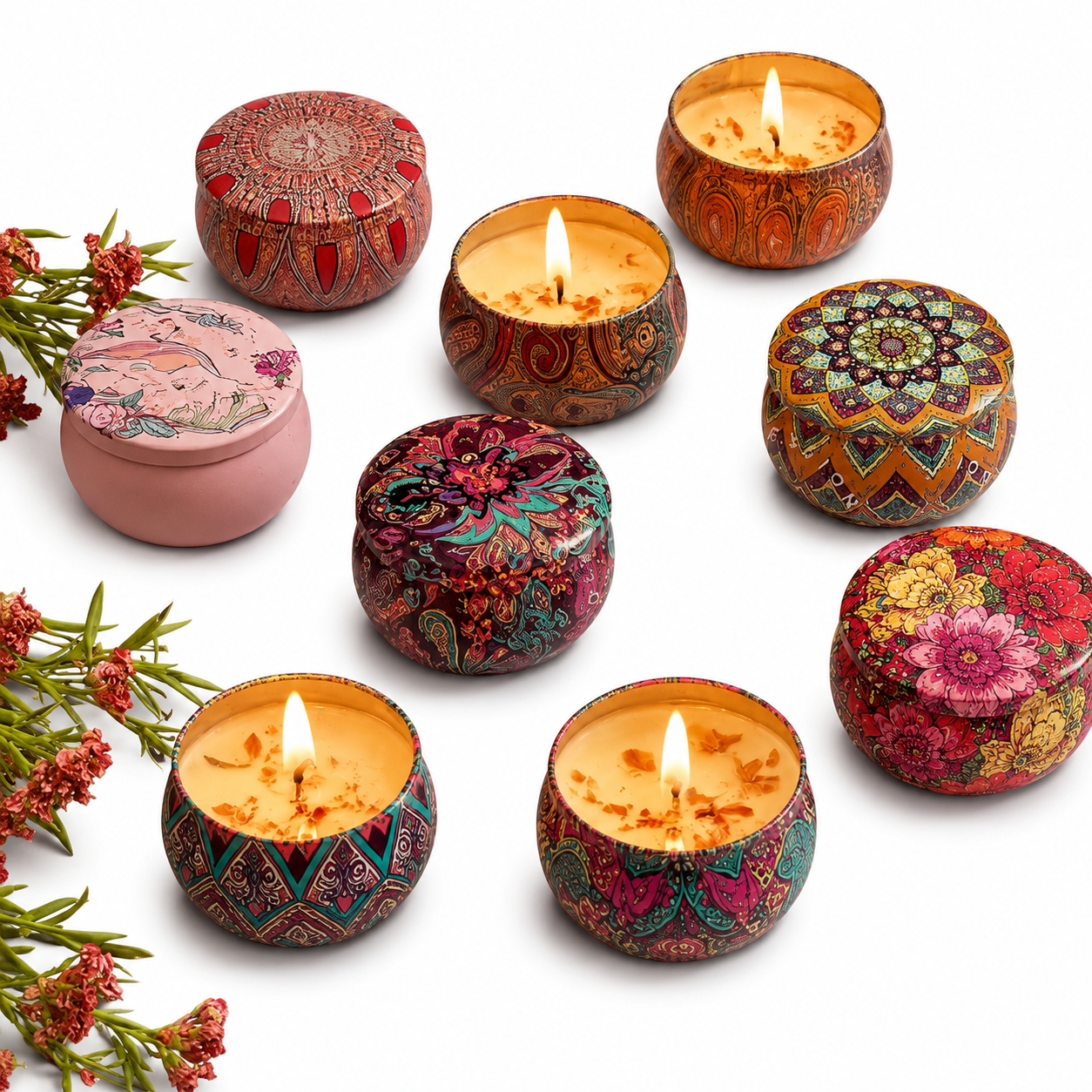 CD51- Mystic Mandala Bowl Scented Candle