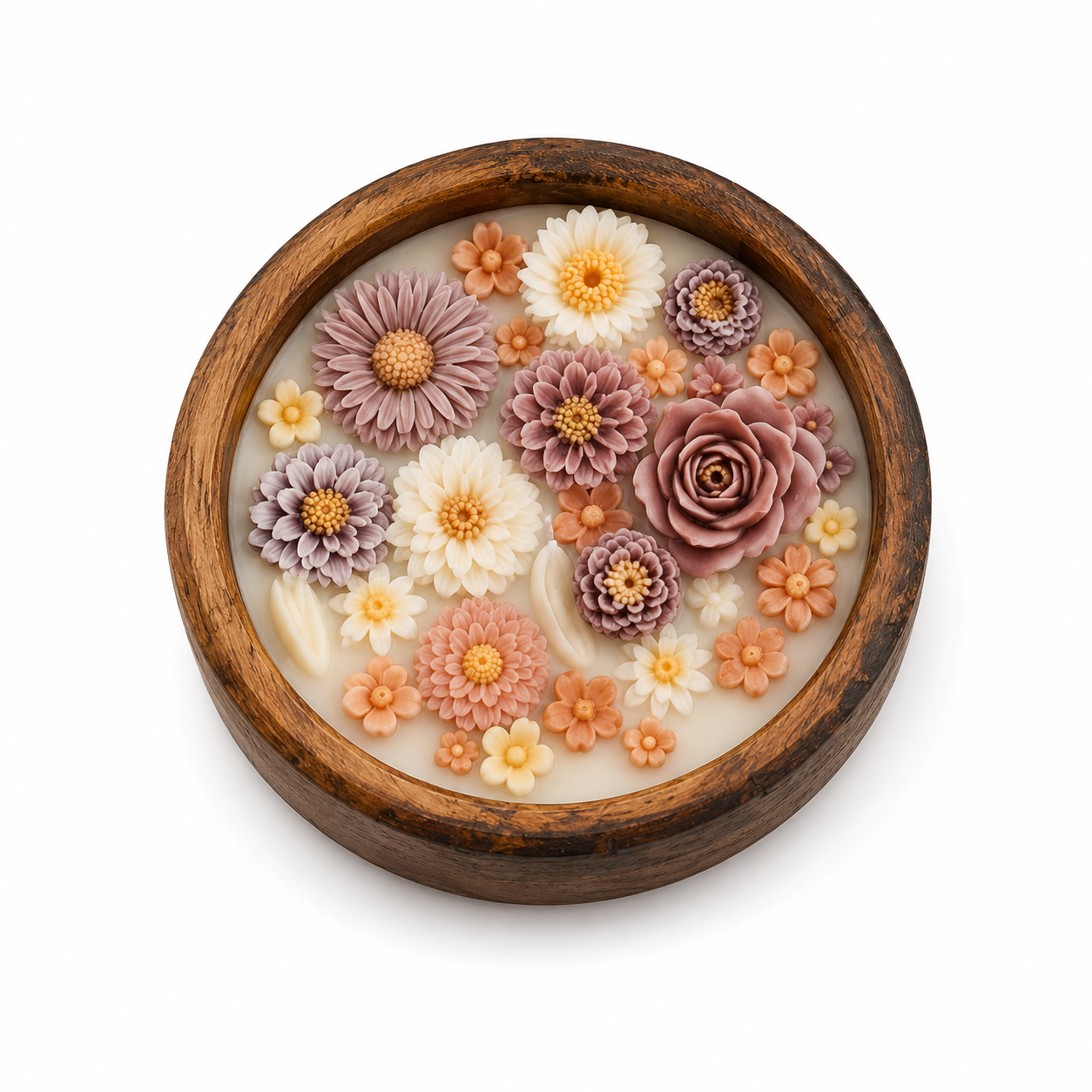 CD80- Wooden Candle