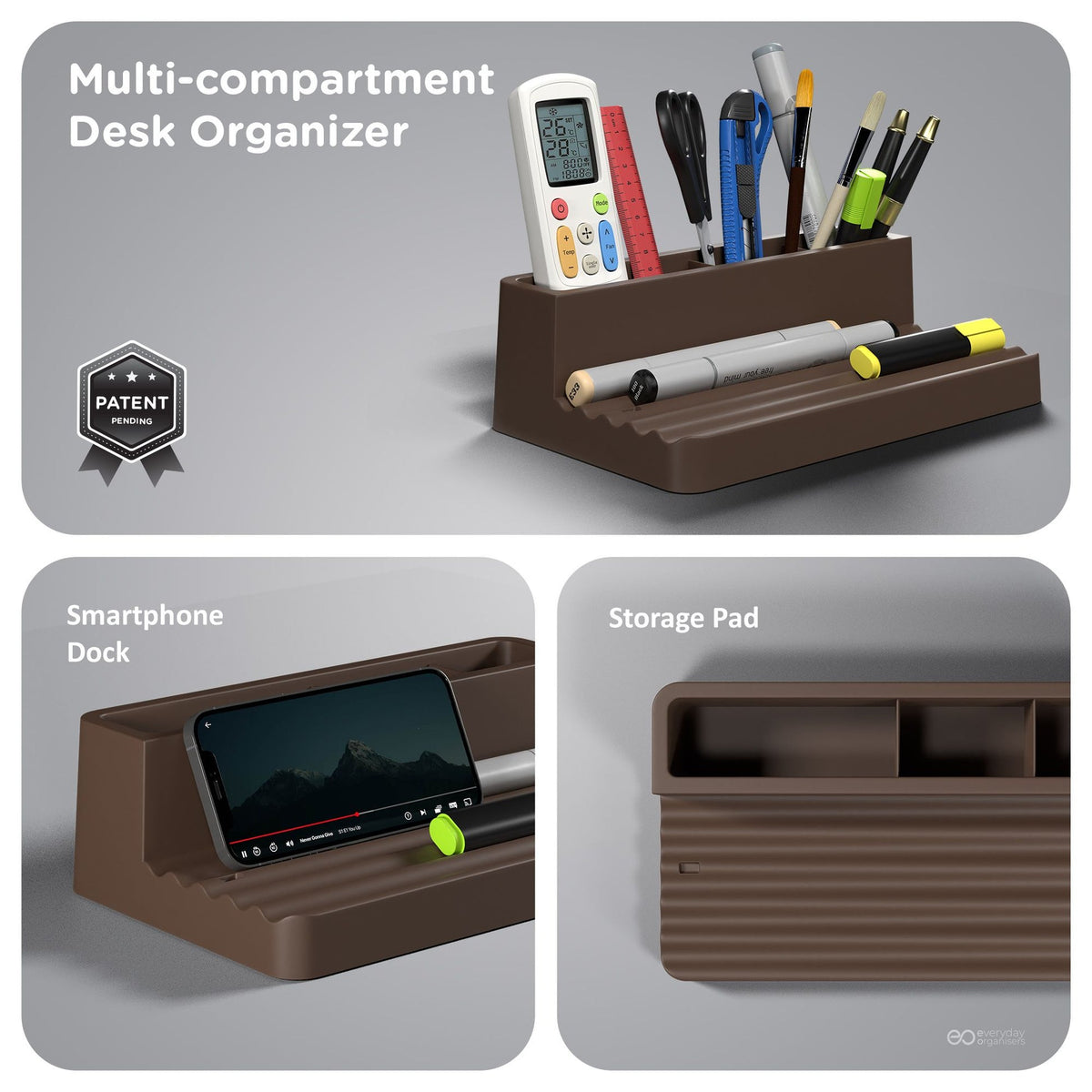 Quuincy GrooveMate Desk Organiser