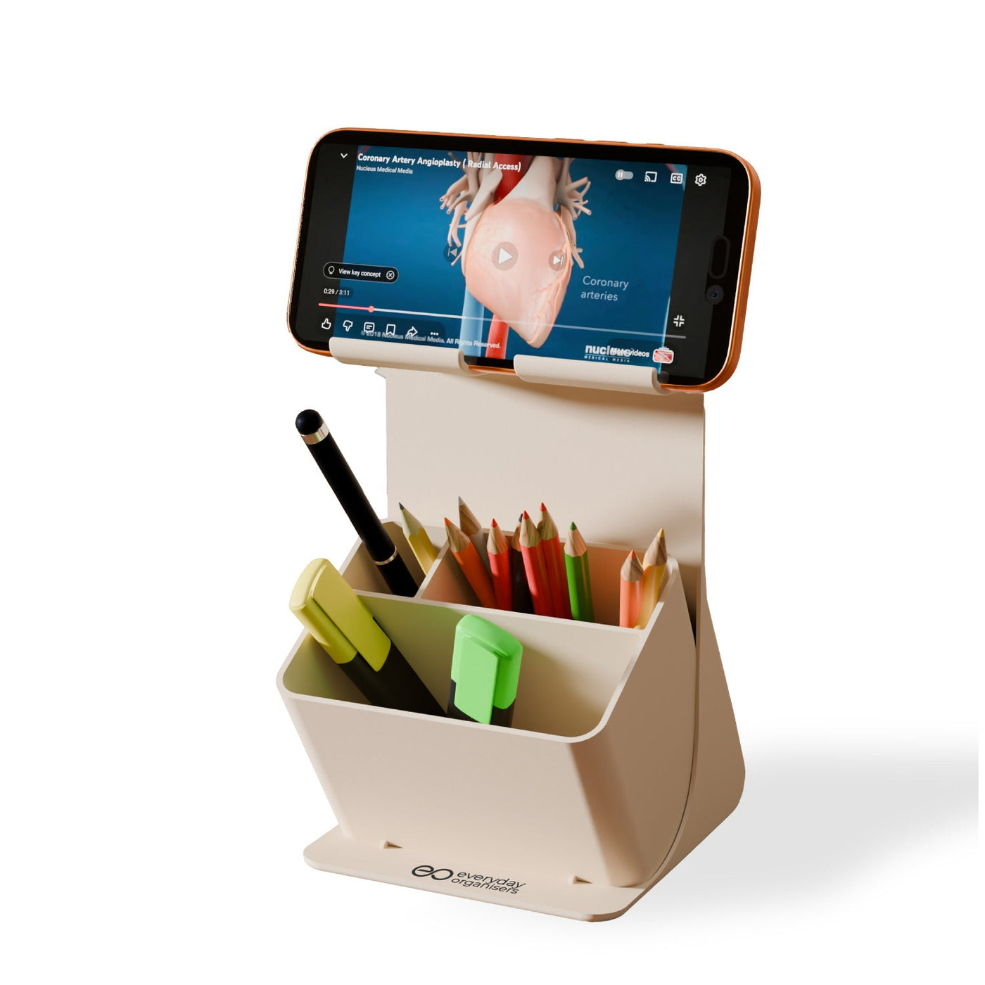 Quuincy Apex Phone Stand with Organiser