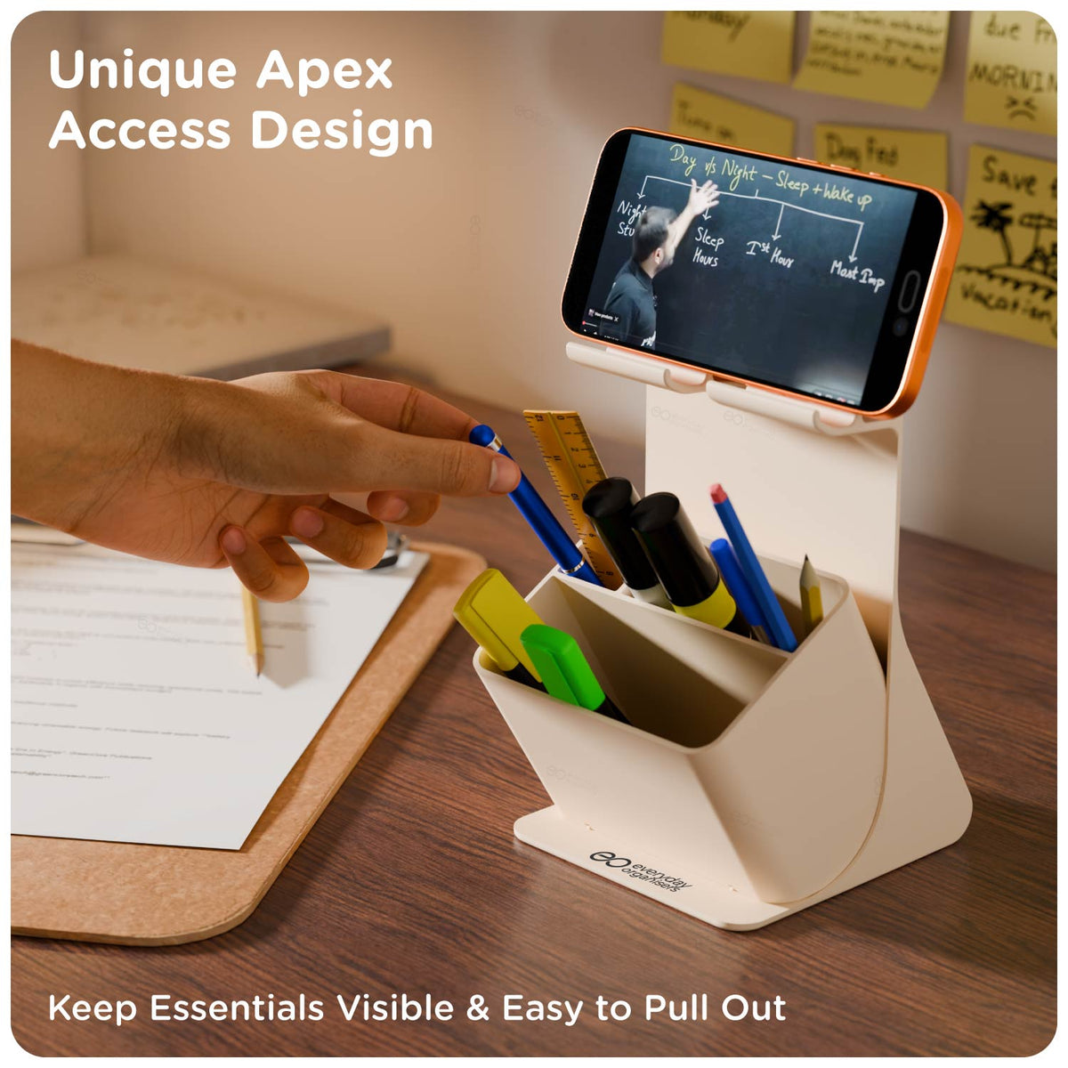 Quuincy Apex Phone Stand with Organiser