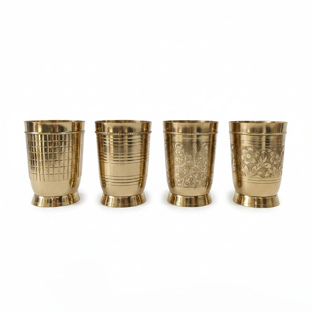 CD268- Brass Glass