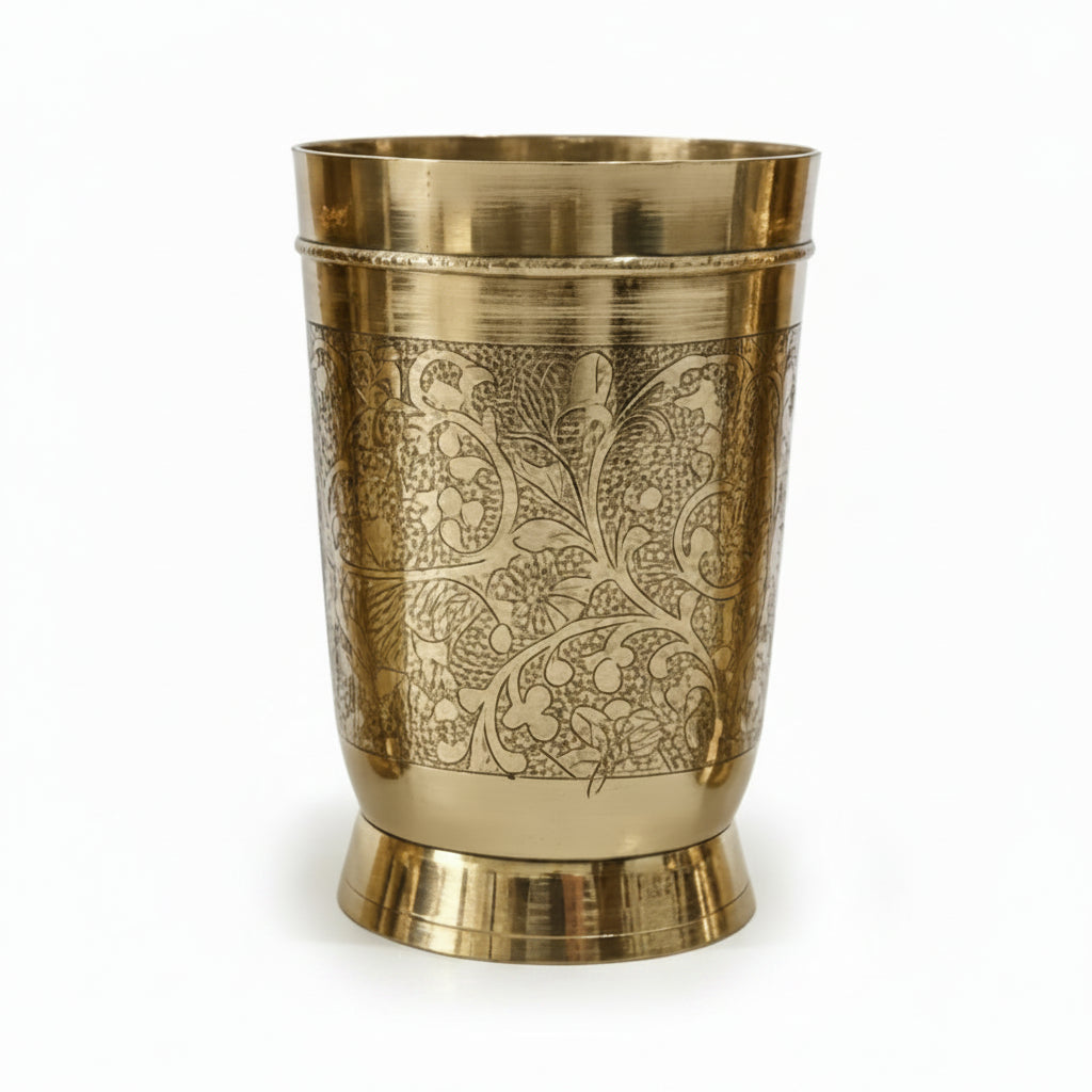 CD268- Brass Glass
