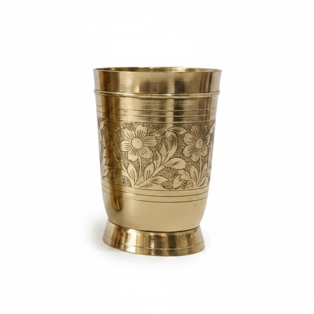 CD268- Brass Glass
