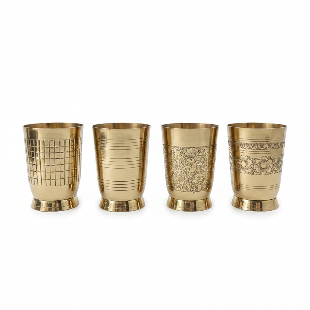 CD268- Brass Glass