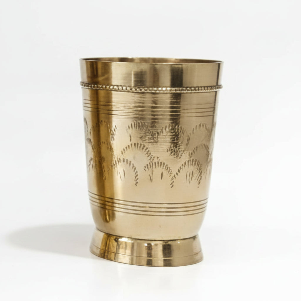 CD268- Brass Glass