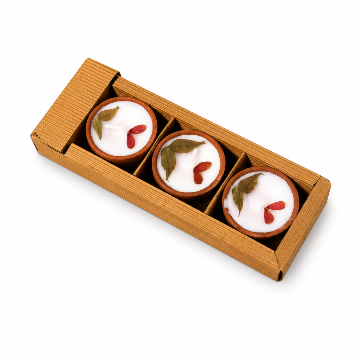 CD90- Terracotta Diya Candle