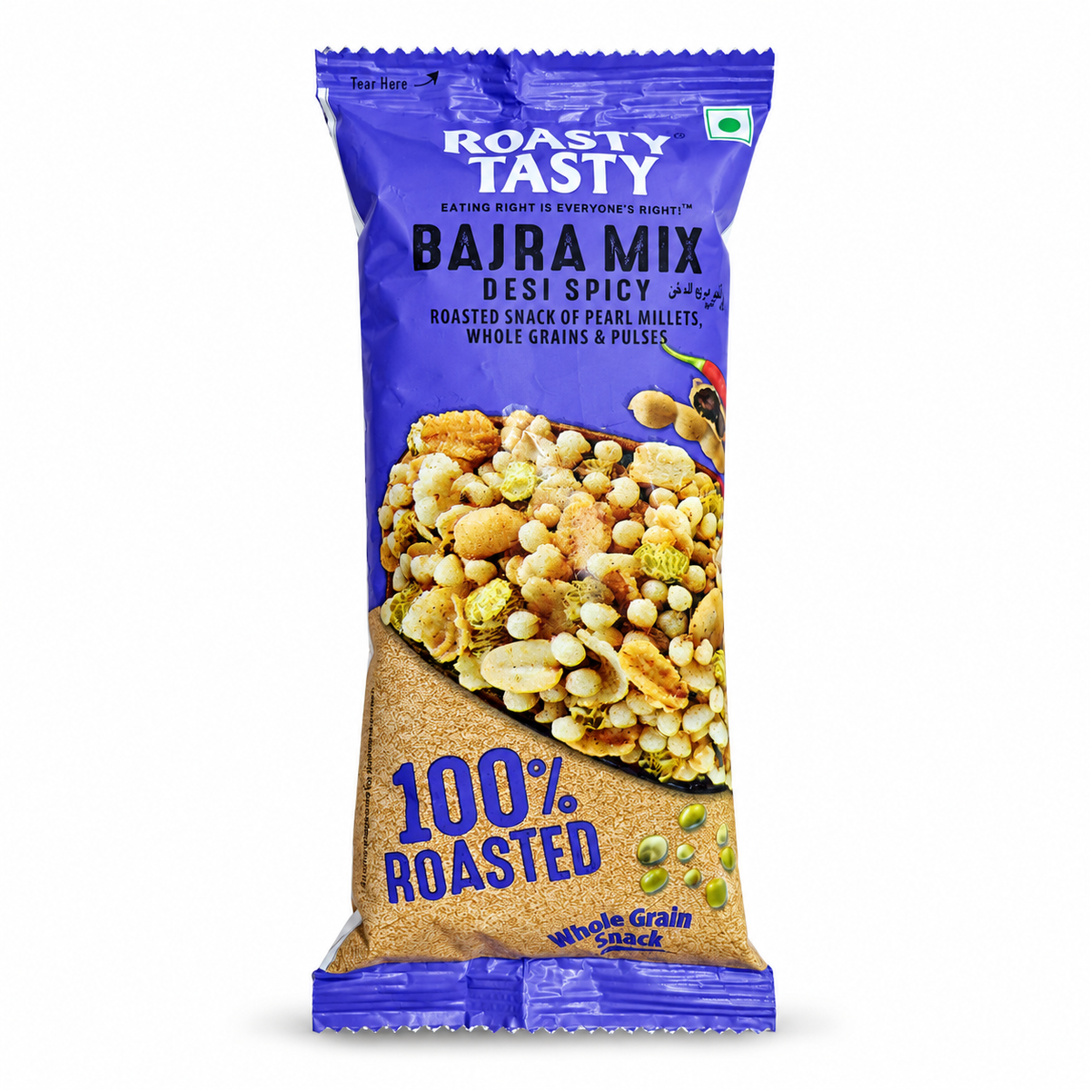 BSE451- Roasty Tasty Bajra Mix – Desi Spicy