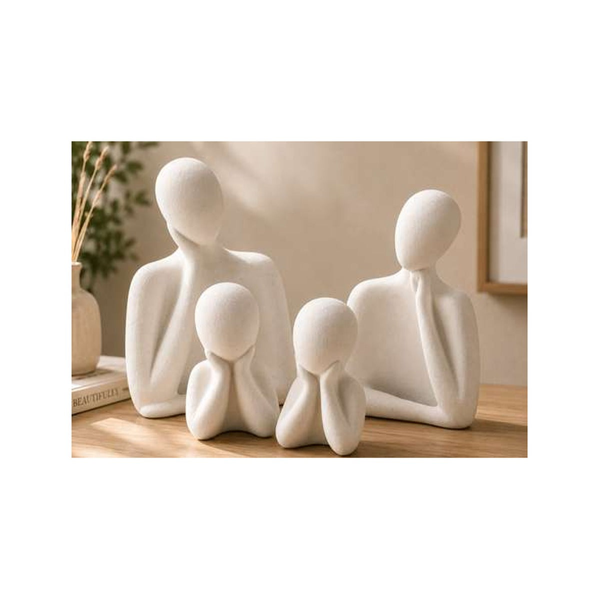 Family Love Decor Statue Set of 4