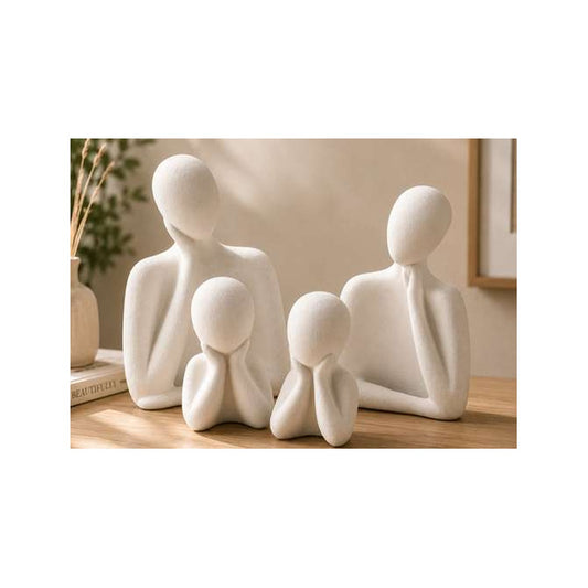 Family Love Decor Statue Set of 4
