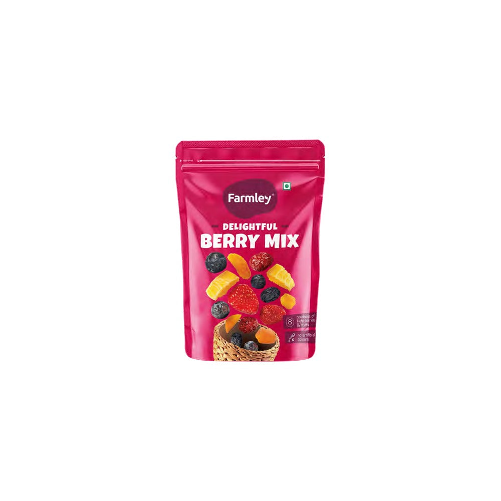 BSE371 - Farmley - Dry Fruit Mixes - Berry Mix / Pouch / 200 g