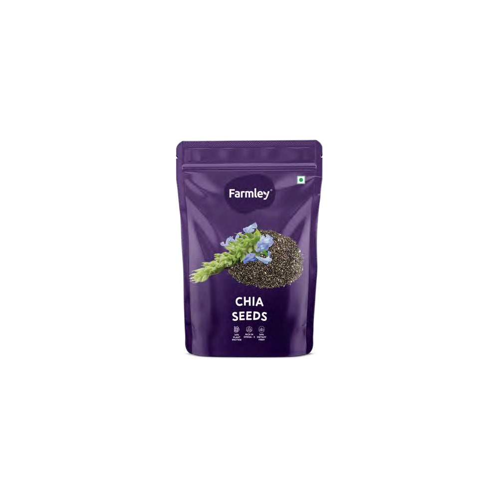 BSE375 - Farmley - Seeds - Chia Seeds / Jar / 1 kg