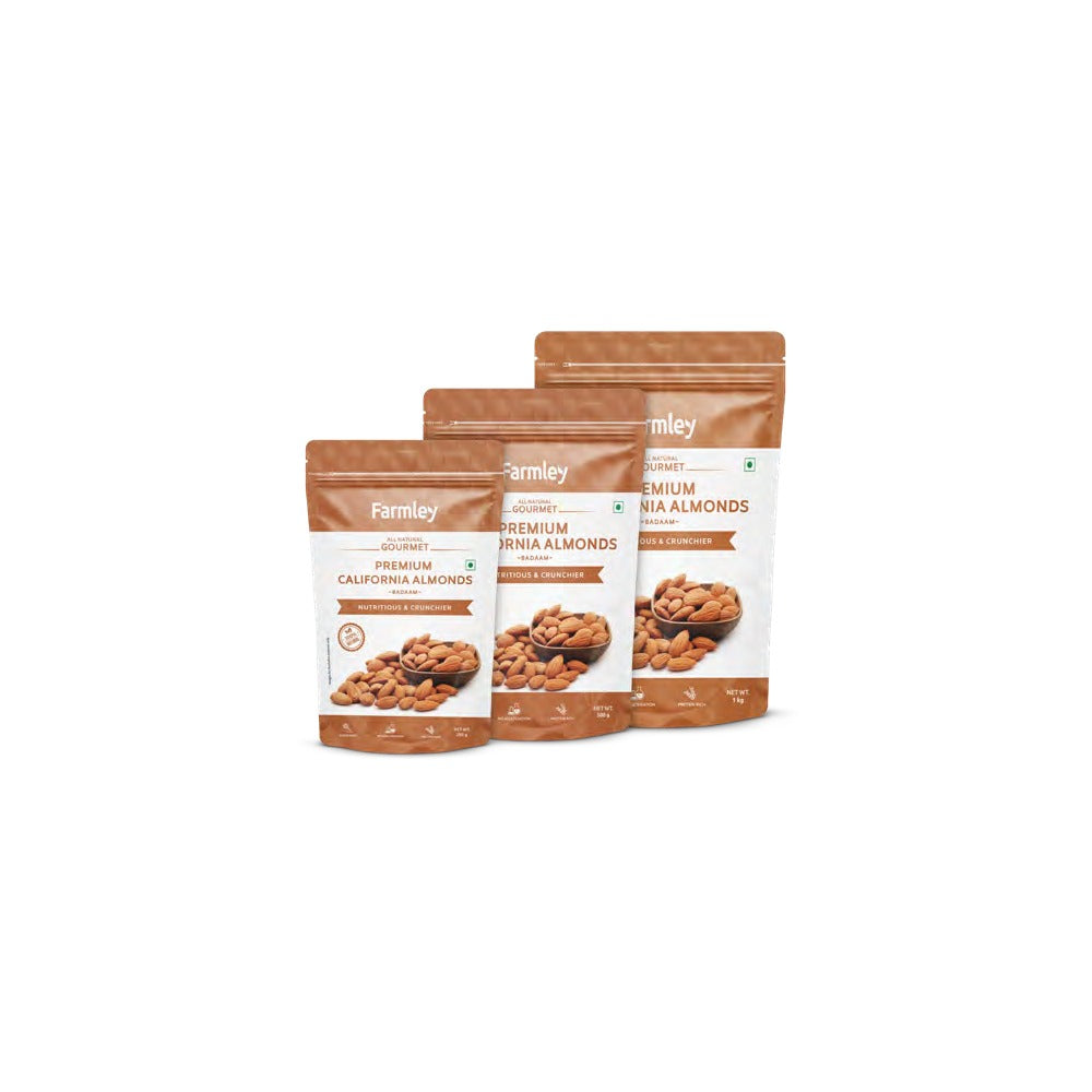 BSE380 - Farmley - Cashews & Almonds - Premium Almonds / 1 kg