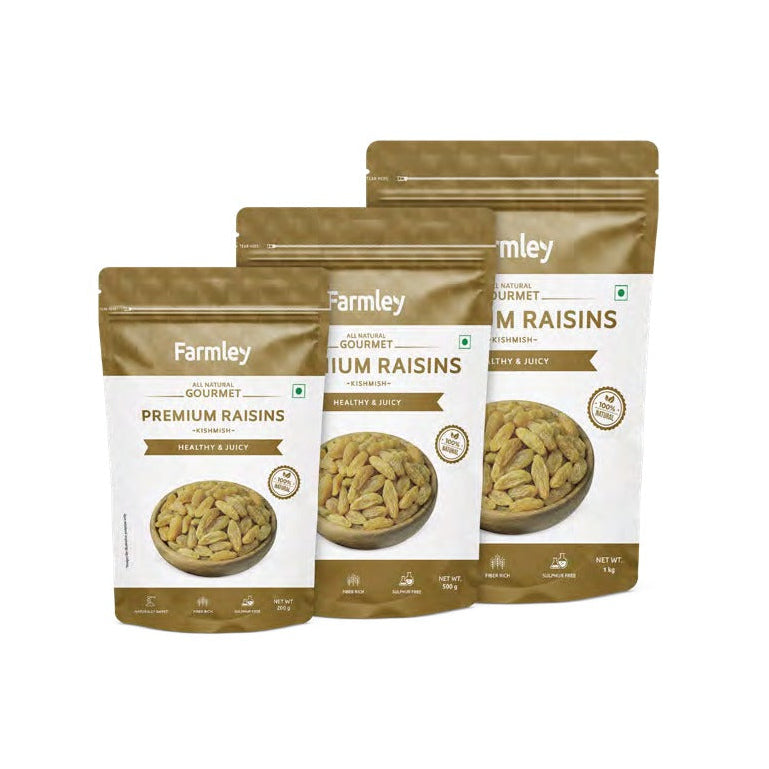 BSE376 - Farmley - Raisins - Premium Long Raisins / 1 kg