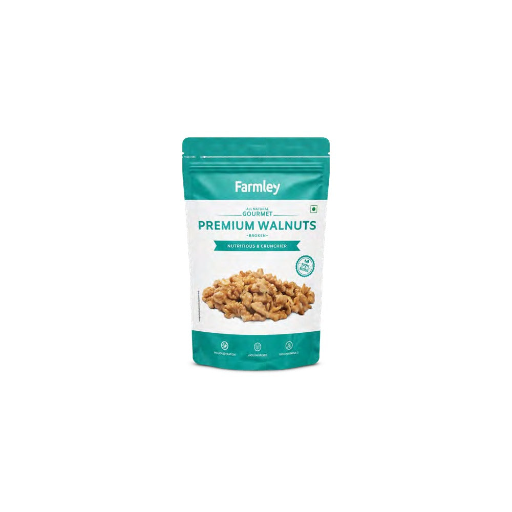 BSE379 - Farmley - Dried Fruits, Pistachios & Walnuts - Broken Walnuts / 200 g