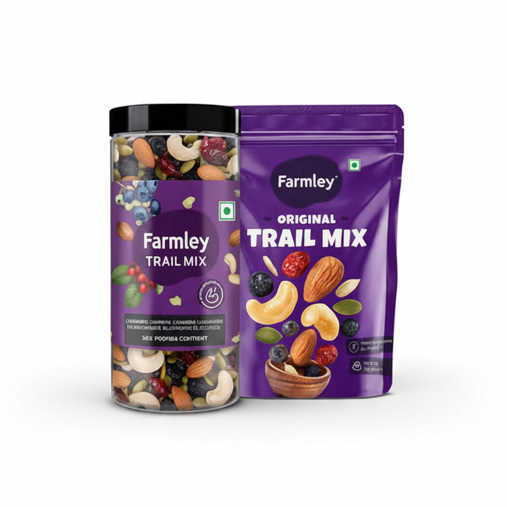 BSE371 - Farmley - Dry Fruit Mixes - Trail Mix / Jar / 450 g