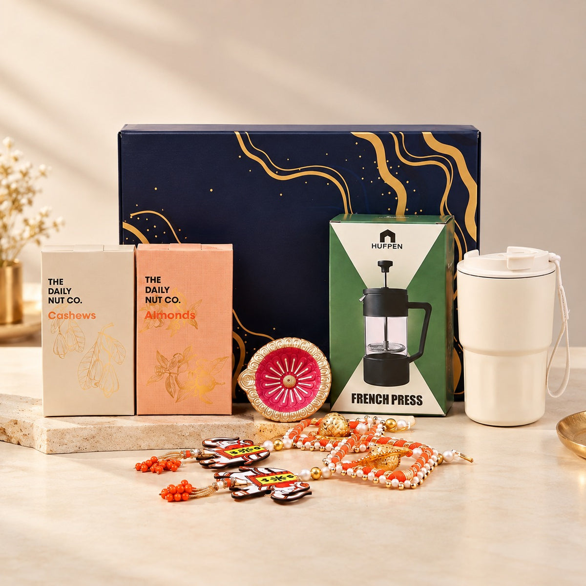 DH382- French Press Delight Hamper