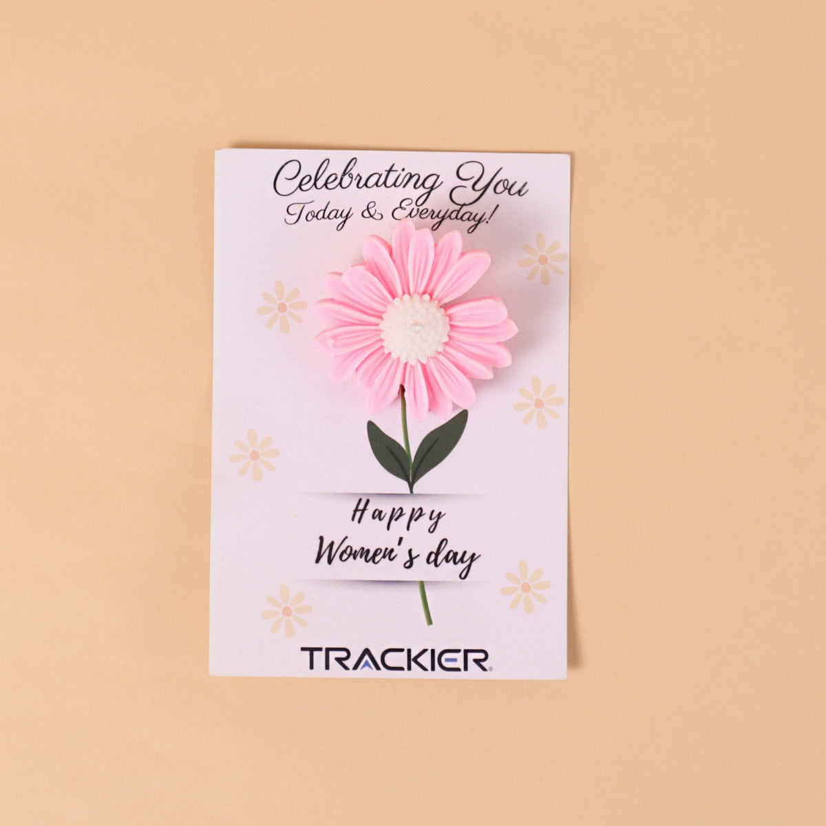 Flower Candle with Card