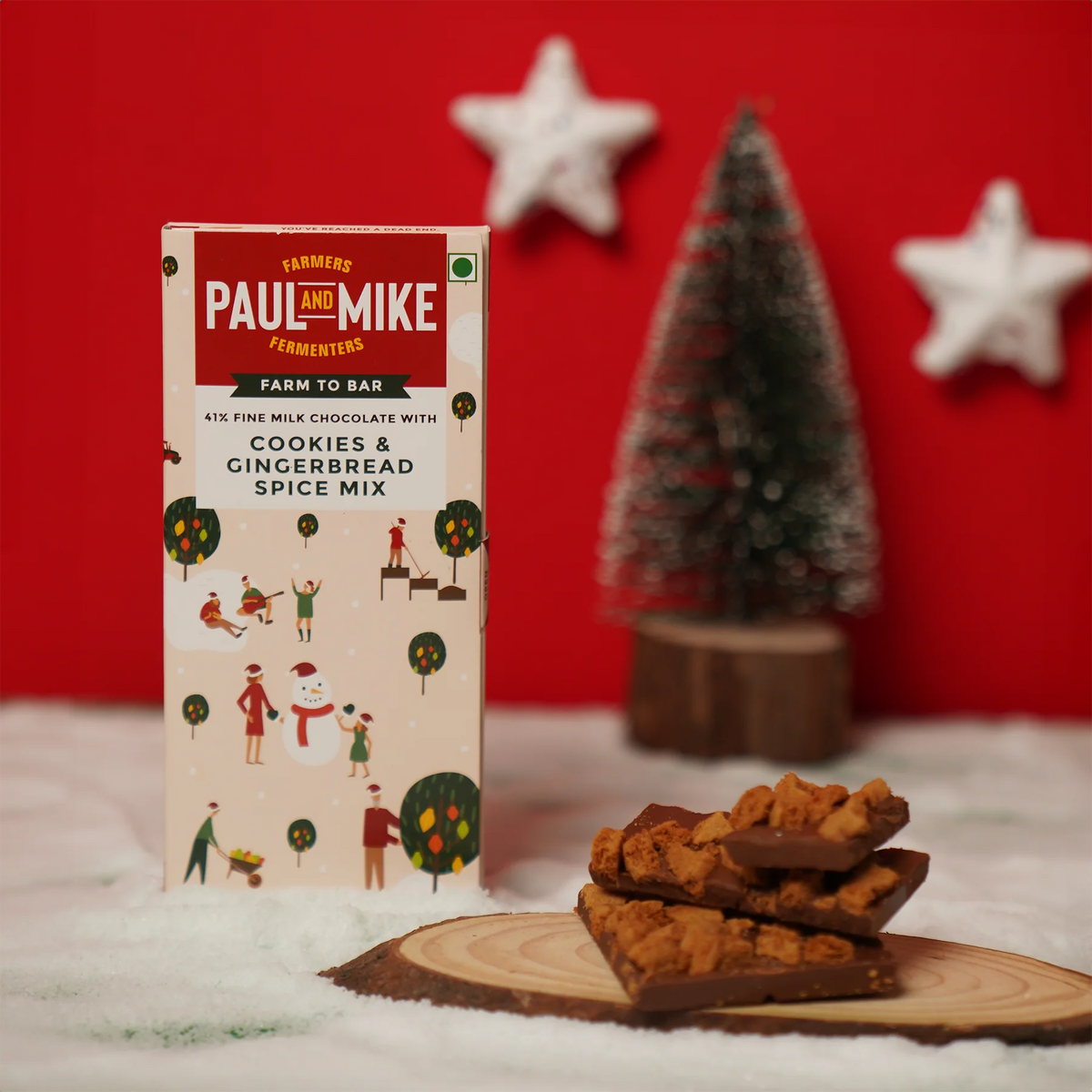 Paul and Mike Cookies & Gingerbread Spice Mix Chocolate