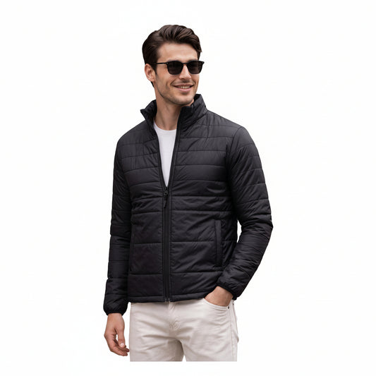 Giordano Classy Puffer Full Sleeve - Black