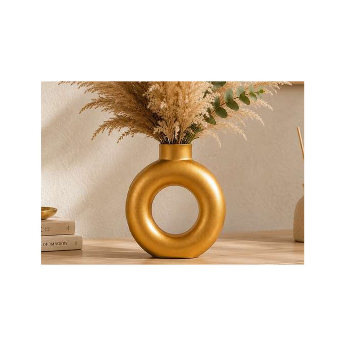 Gold Donut Vase