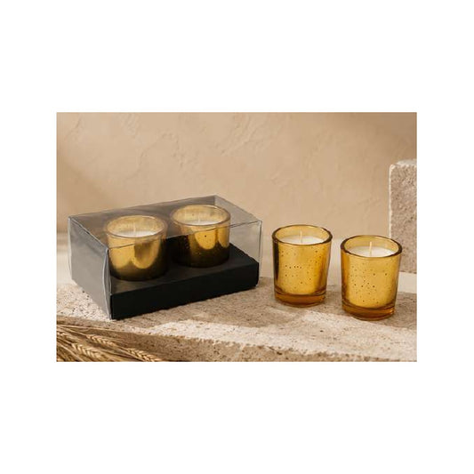 Golden Glow Votive Duo