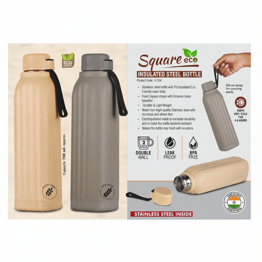 BSDW128- Square II Eco Eco Friendly Insulated Steel Bottle