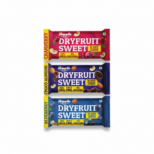 BSE405 - Happilo - Slim Pouch Dry Fruit Sweets - Blueberry / 35 g