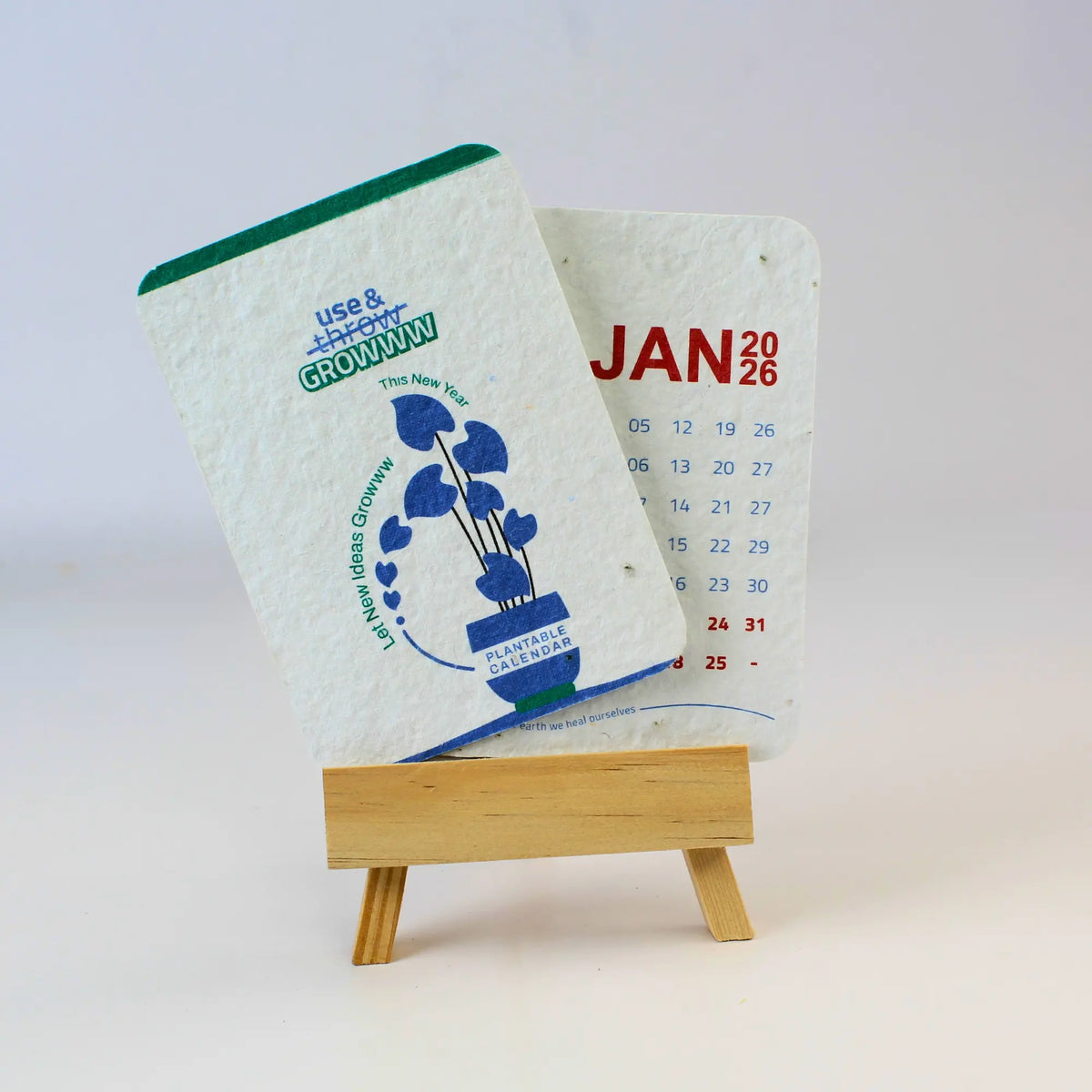 ECO16- BioQ Plantable Calendar (Wood)