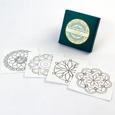 ECO16- Plantable Rangoli Colouring Cards