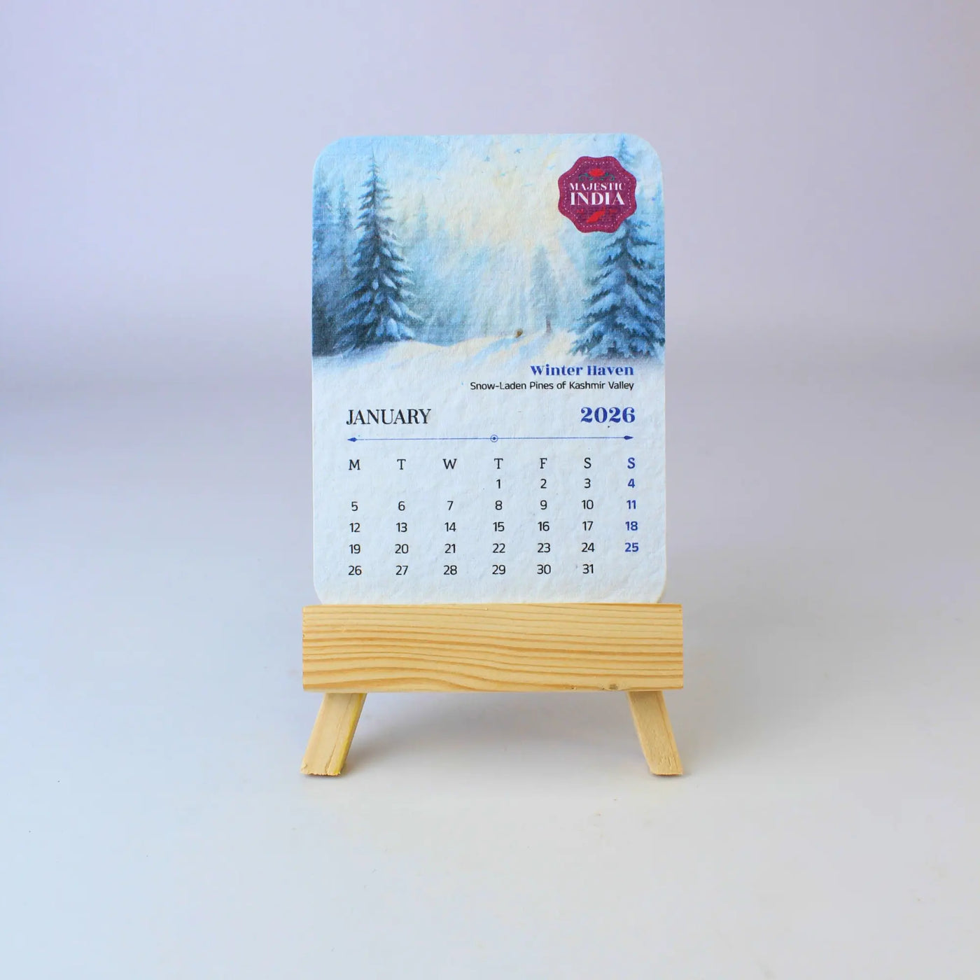 ECO16- BioQ Plantable Calendar (Wood)