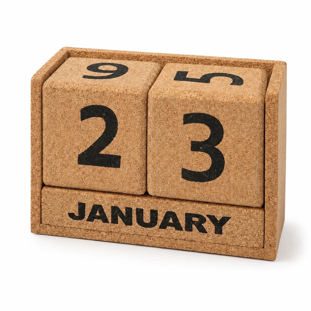 ECO26- Cork Block Calendar
